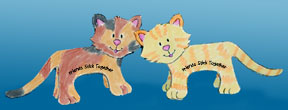 sunday school friends stick together cat bible craft