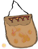sunday school coin rubbing coin purse bible craft for kids
