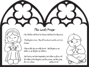 Printable Lord's Prayer Coloring Pages