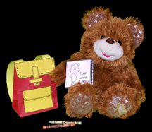 Teddy Bear Backpack Back to School Craft