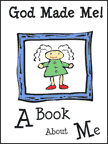 sunday school God Made Me Book bible craft from www.daniellesplace.com