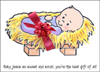 sunday school Jesus in the manger Gift bible craft