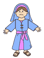 sunday school sad and happy mary bible craft