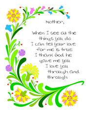 Mothers  Coloring on Mother S Day Coloring Stationery