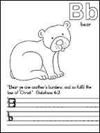 Bear Burden's Color Sheet