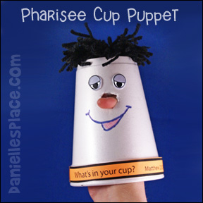 Pharisee Cup Craft for Sunday School or Children's Ministry from www.daniellesplace.com