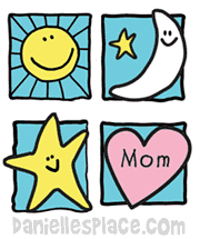 Window Clings Craft for Mother's Day www.daniellesplace.com