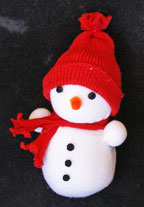 Sock Doll Snowman Craft