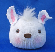 Bunny head Sock Doll