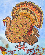 Turkey Thanksgiving Craft harvest