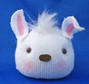 sock doll kitty head