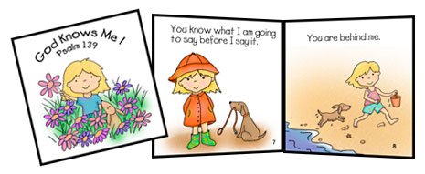 God Knows Me - Psalm 139 Itty Bitty Book