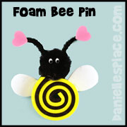 Foam Bee Craft