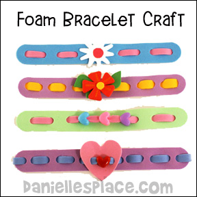 Craft Foam Bracelets