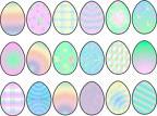 Easter Eggs Printable