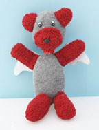 Angel Sock and glove Bear Craft for Kids