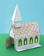 sunday school paper Church Craft bible craft from www.daniellesplace.com