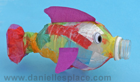 Fish Craft DiY made with a water bottle