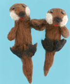 Felted Otter Craft