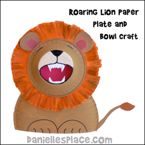 Paper Craft Ideas on Roaring Lion Paper Plate And Paper Bowl Craft Kids Can Make