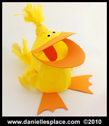 earth day Milk Jug Duck Recycle Craft for Kids