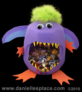 Milk Jug Monster Craft for Kids