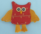 owl craft change purse craft