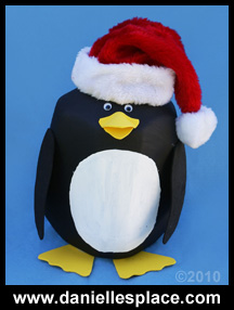 Penguin Milk Jug Craft for Kids - Recycle craft www.daniellesplace.com