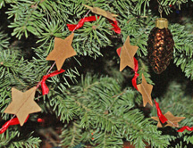 Paper star Christmas Garland