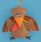 Paper Plate Turkey Craft for Kids