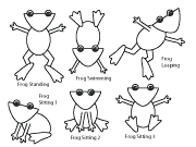 Frog Color Sheet - Fully rely on God