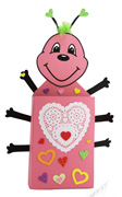 Valentine Box Card Holder Craft Kids Can Make - Love Bug