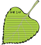 I'm Turning over a new leaf" printable New years learning Activity