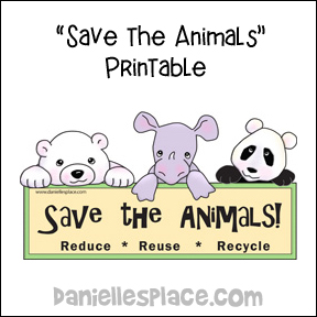 earth day Save the Animals T-shirt