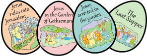 Easter Story Eggs for Sunday School