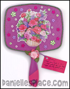 Mother's Day Mirror Craft www.daniellesplace.com