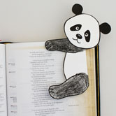Panda Bear Bookmark Vacation Bible School Craft