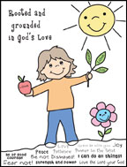 Rooted in God's Love Sunday School Activity Sheet