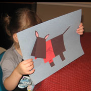 scottie dog paper craft