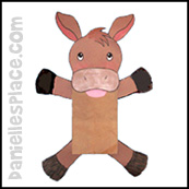 Donkey Paper Bag Craft