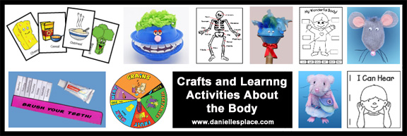 My Body Crafts and Learning Activities