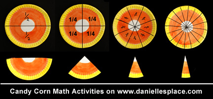 Candy Corn Fractions from www.daniellesplace.com