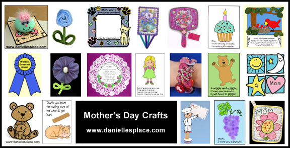 Mother's Day Craft for Kids www.daniellesplace.com