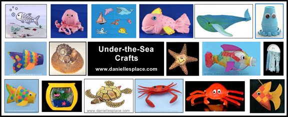 Under-the-Sea Crafts for Kids www.daniellesplace.com