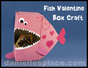 Fish Valentine's Day Box from www.daniellesplace.com