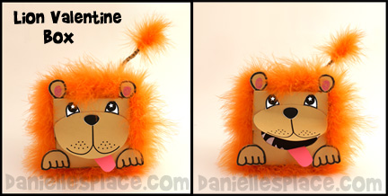 Lion Valentine Box www.daniellesplace.com