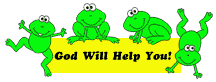 Sunday School Bible Craft frog bulletin board display
