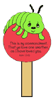 Fruit of the Spirit Plant stake craft
