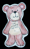 sunday school stuffed prayer bear bible craft