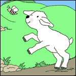 He Leads me in the Paths of Righteousness Color Sheet